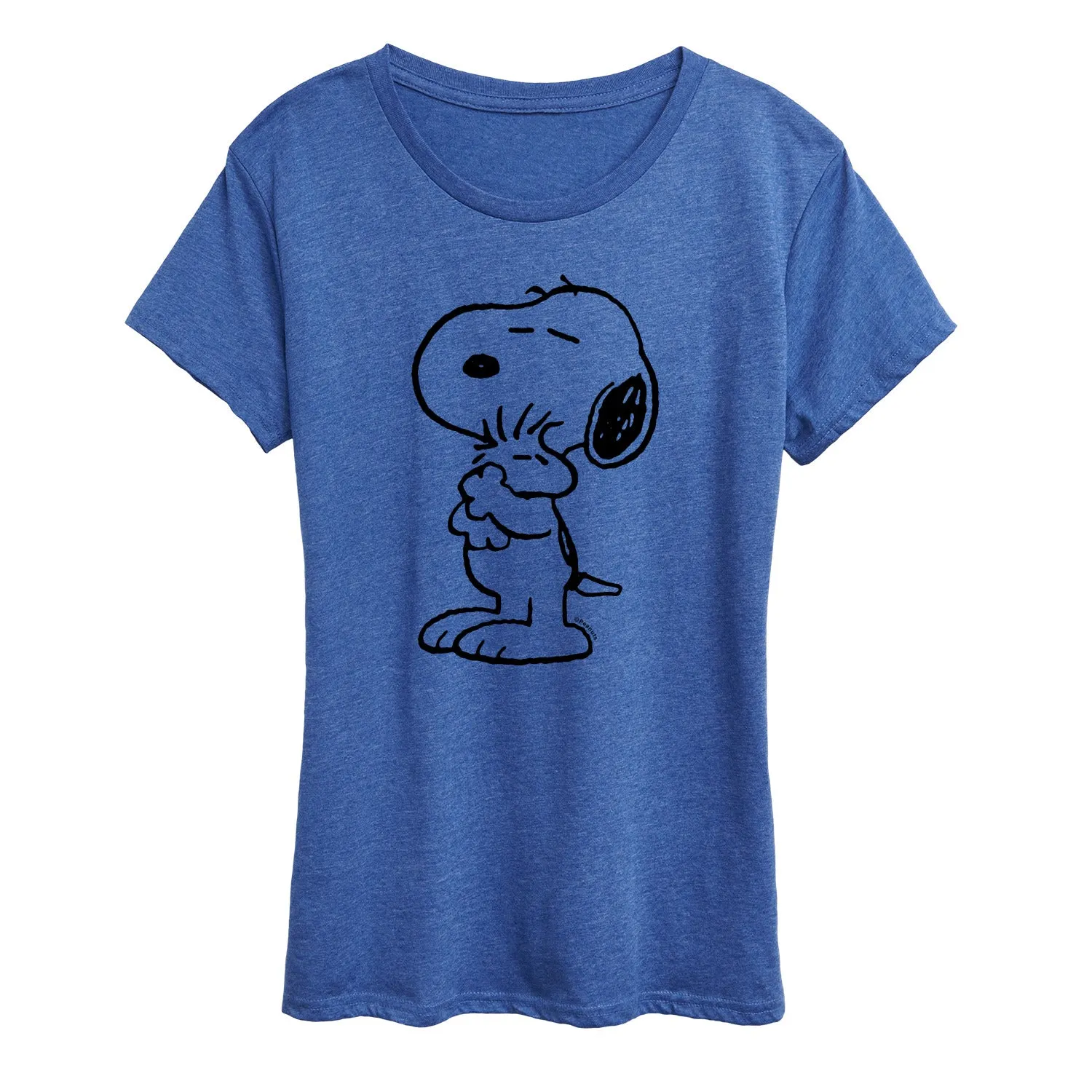 Peanuts - Snoopy Loves Woodstock - Women's Short Sleeve Graphic T-Shirt sold by Zulily product image thumbnail 4