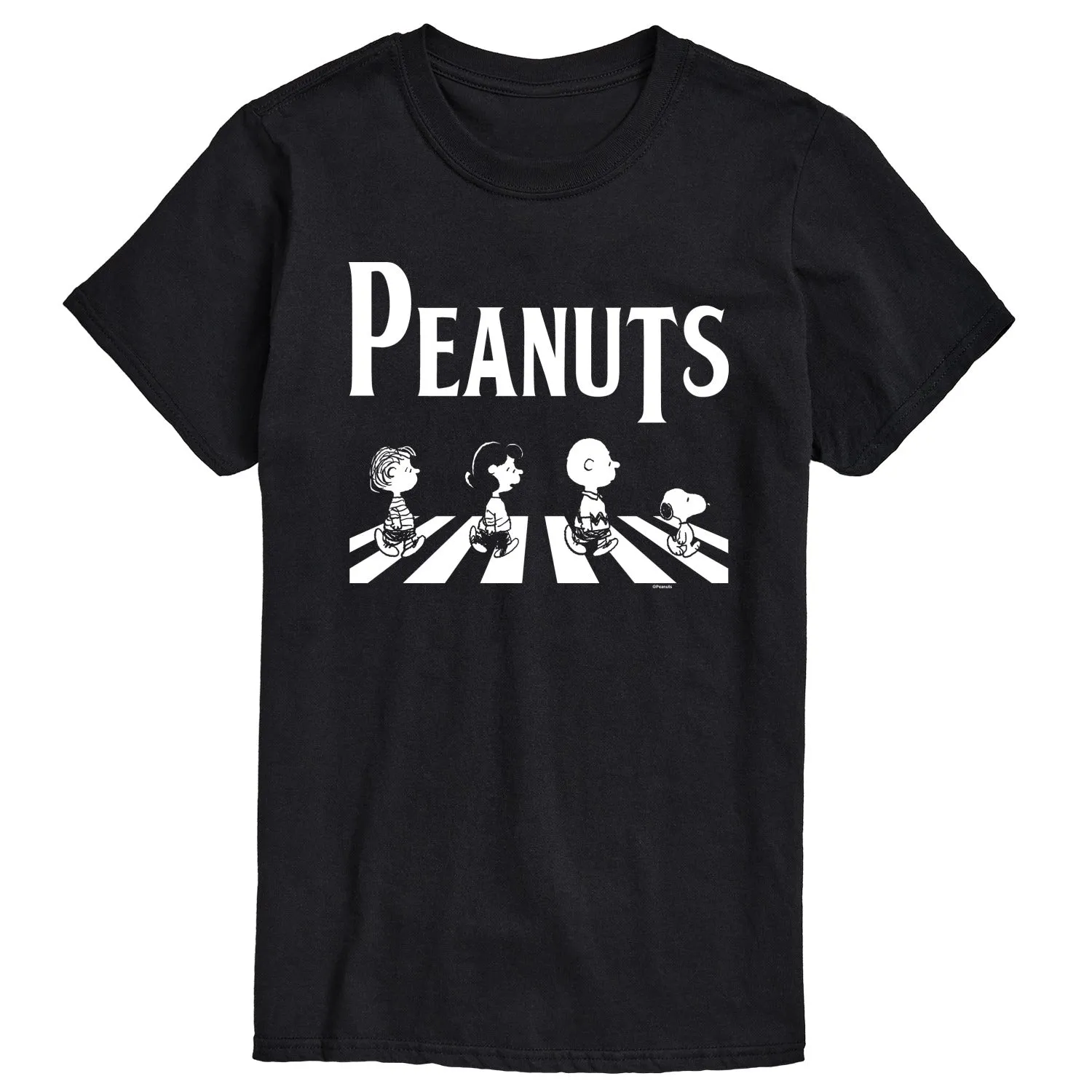 Peanuts - Crosswalk- Men's Short Sleeve Graphic T-Shirt sold by Zulily