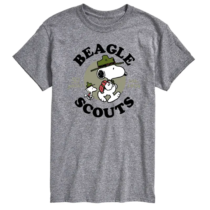 Peanuts - Snoopy Woodstock Beagle Scout - Men's Short Sleeve Graphic T-Shirt sold by Zulily