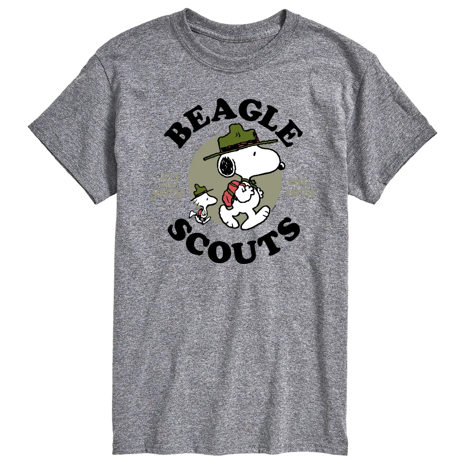 Peanuts - Snoopy Woodstock Beagle Scout - Men's Short Sleeve Graphic T-Shirt sold by Zulily