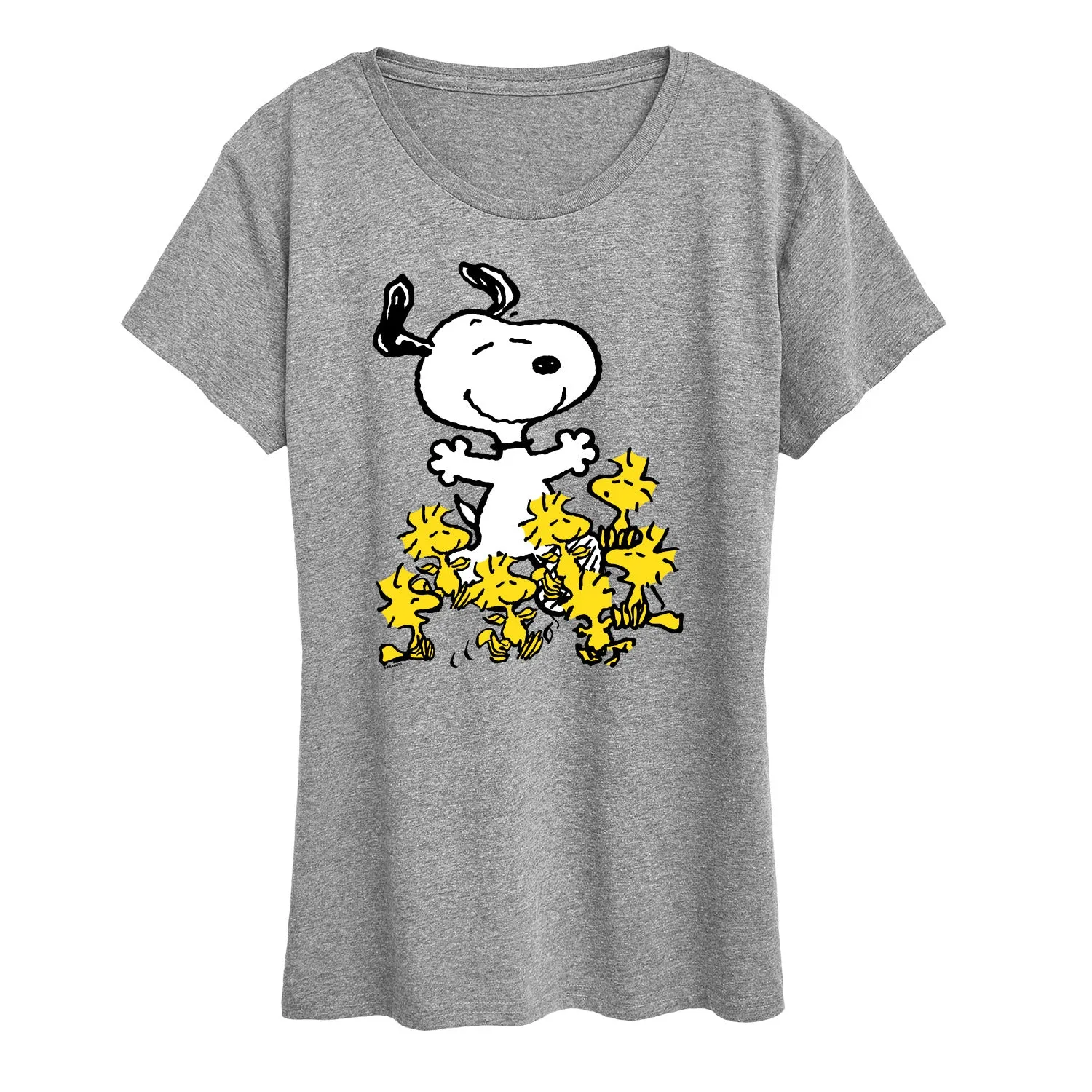 Peanuts - Snoopy and Woodstocks - Women's Short Sleeve Graphic T-Shirt sold by Zulily