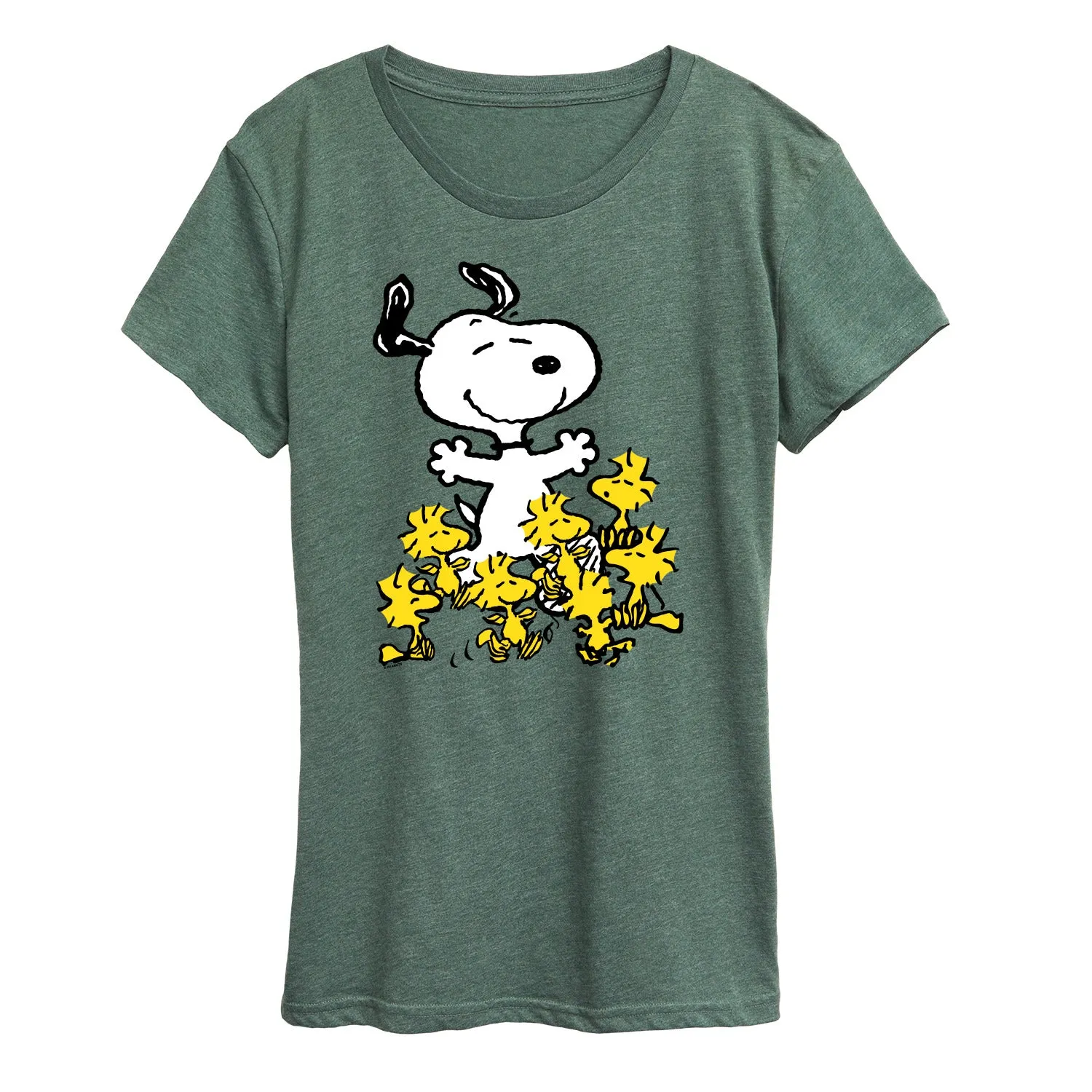 Peanuts - Snoopy and Woodstocks - Women's Short Sleeve Graphic T-Shirt sold by Zulily product image thumbnail 2