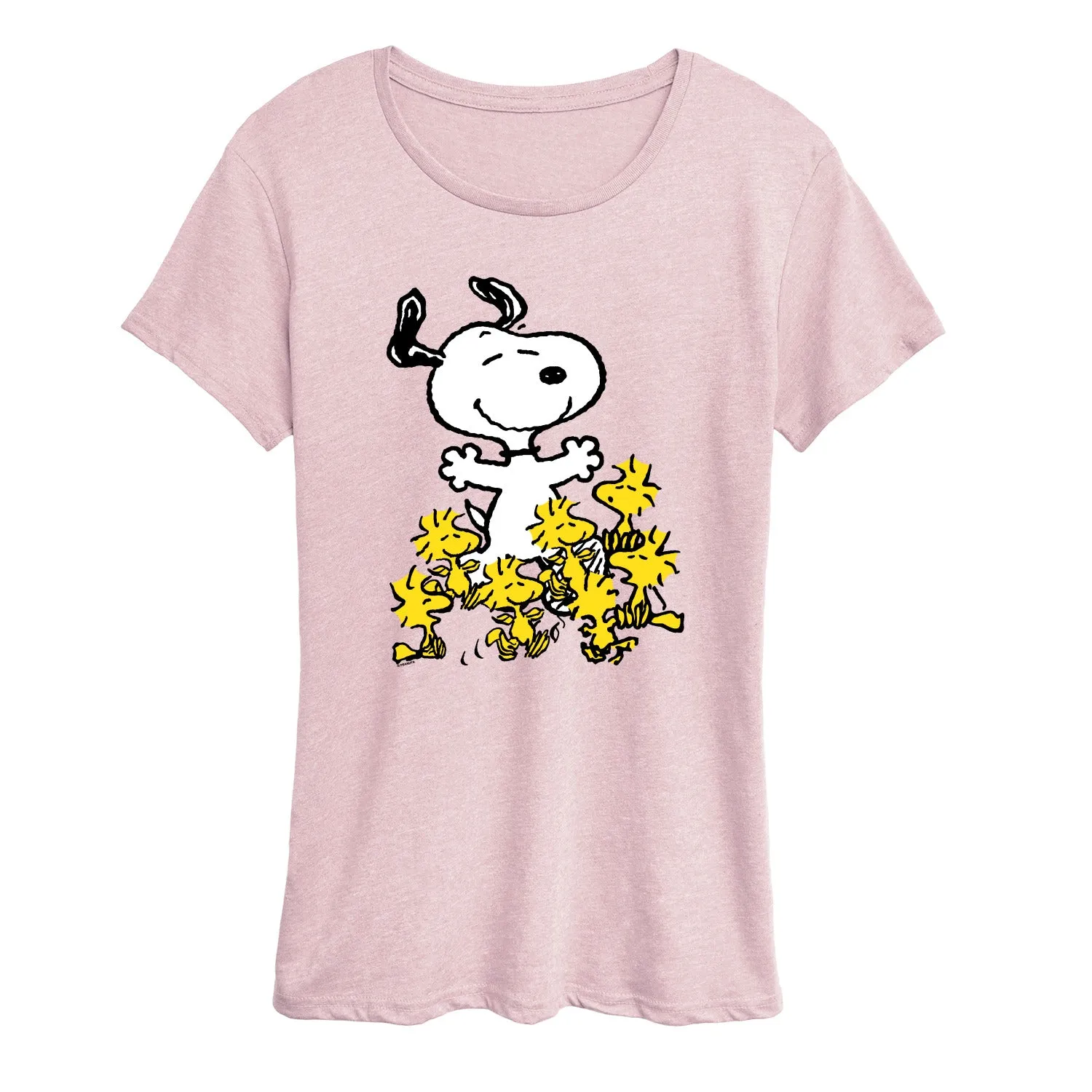 Peanuts - Snoopy and Woodstocks - Women's Short Sleeve Graphic T-Shirt sold by Zulily product image thumbnail 3