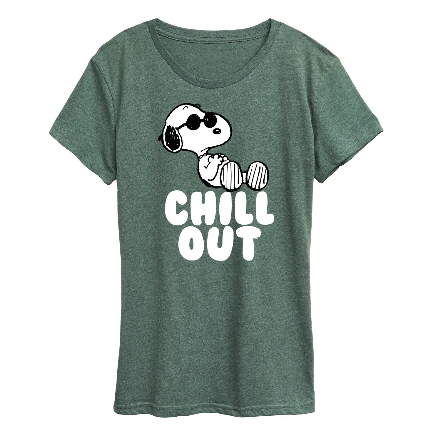Peanuts - Chill Out - Women's Short Sleeve Graphic T-Shirt sold by Zulily product image thumbnail 4