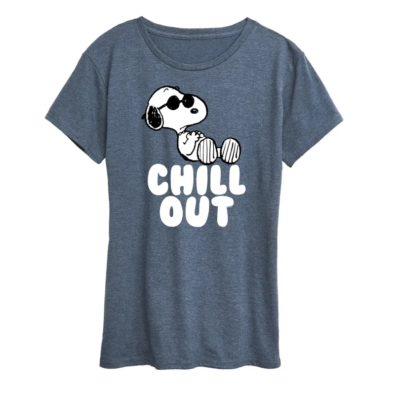 Peanuts - Chill Out - Women's Short Sleeve Graphic T-Shirt made by Peanuts