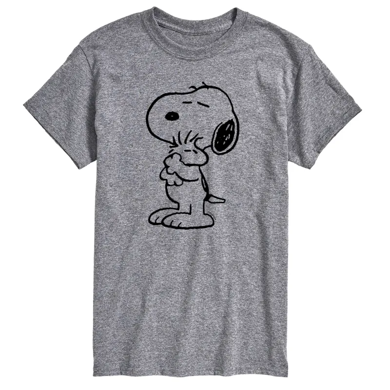 Peanuts - Snoopy Loves Woodstock - Men's Short Sleeve Graphic T-Shirt sold by Zulily