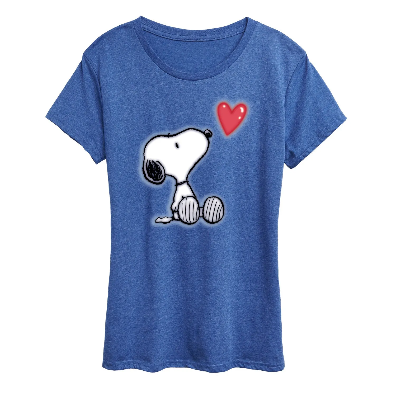 Peanuts - Snoopy Heart - Women's Short Sleeve Graphic T-Shirt sold by Zulily product image thumbnail 5