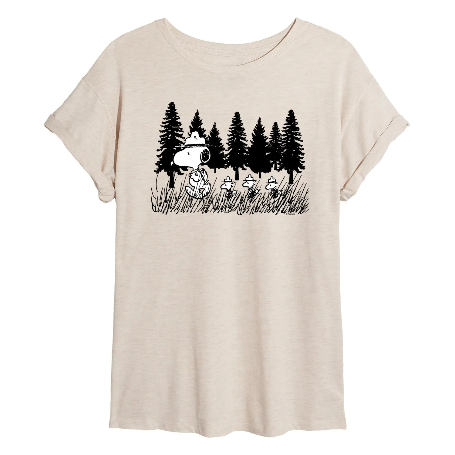 Peanuts - Troopping Along - Women's Oversized T-Shirt sold by Zulily product image thumbnail 2