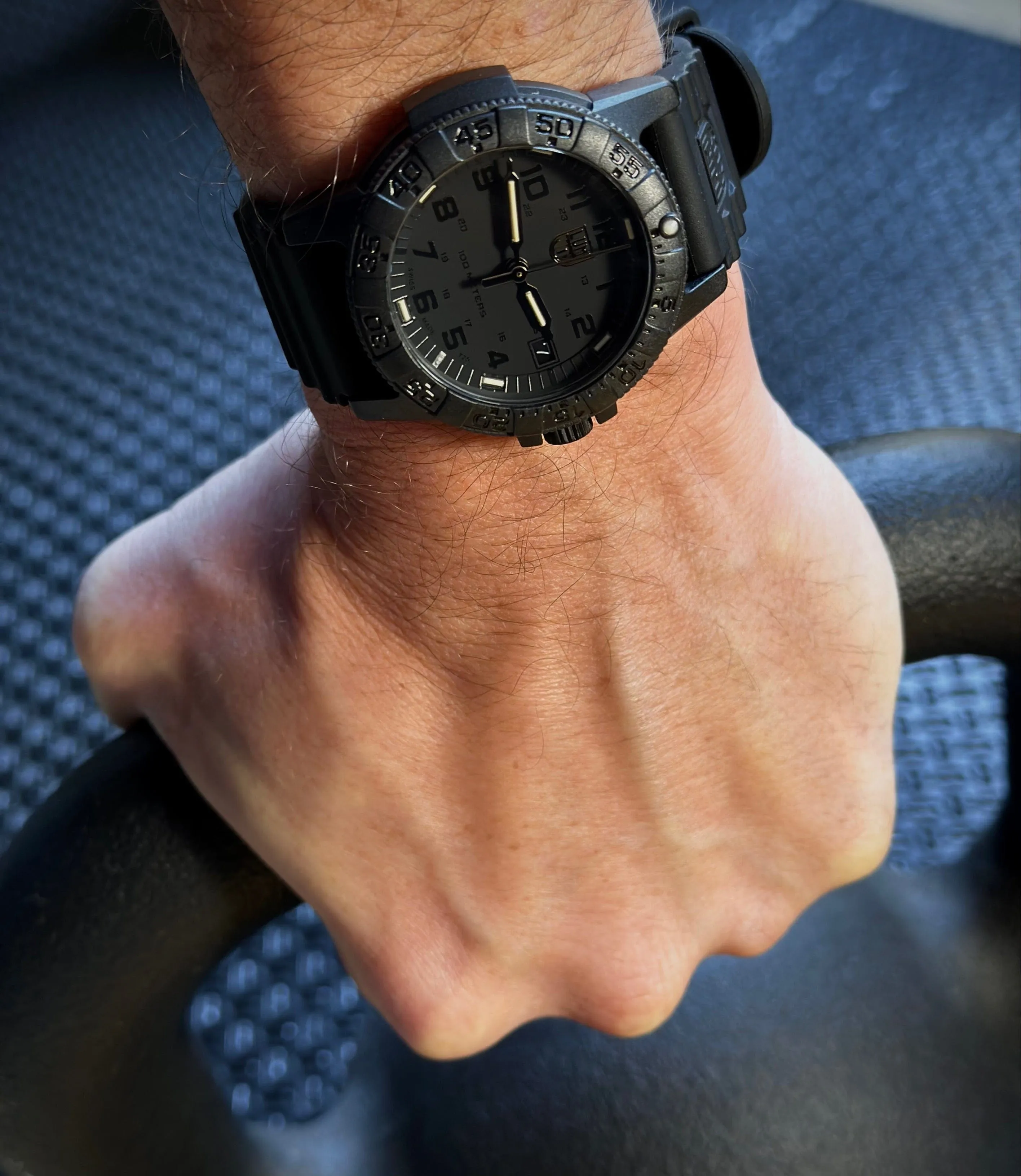 Leatherback SEA Turtle, 39 mm, Outdoor Watch, Blackout sold by Zulily product image thumbnail 4
