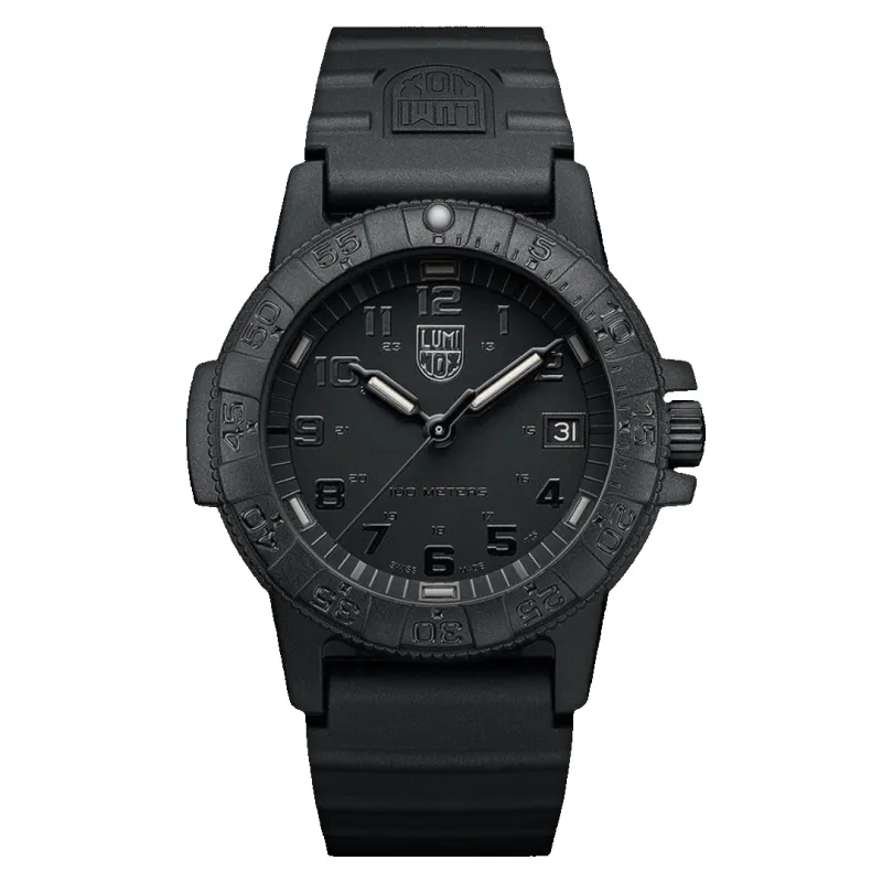 Leatherback SEA Turtle, 39 mm, Outdoor Watch, Blackout made by Zulily