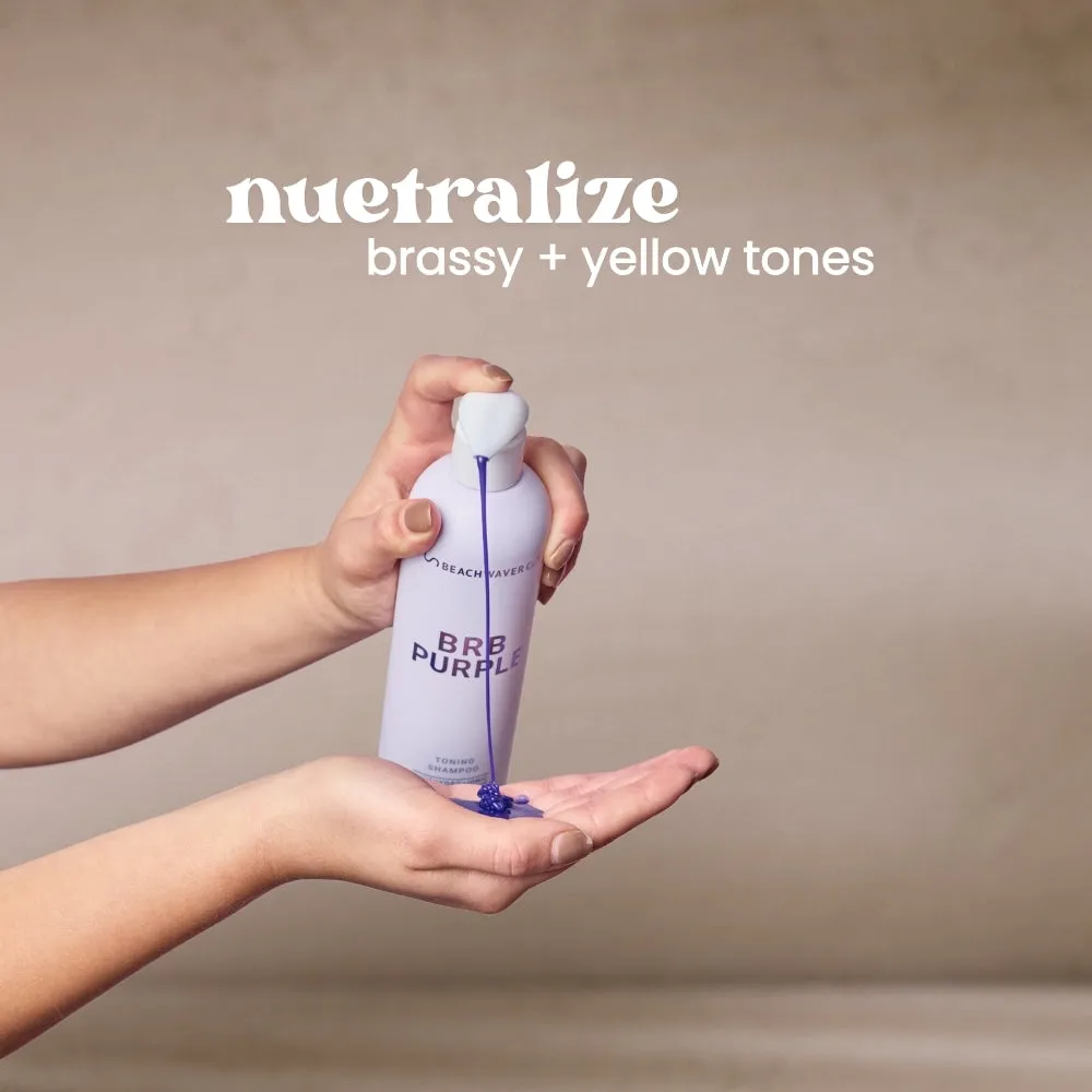 The Beachwaver Co. BRB Blonde Purple Shampoo sold by Zulily product image thumbnail 2