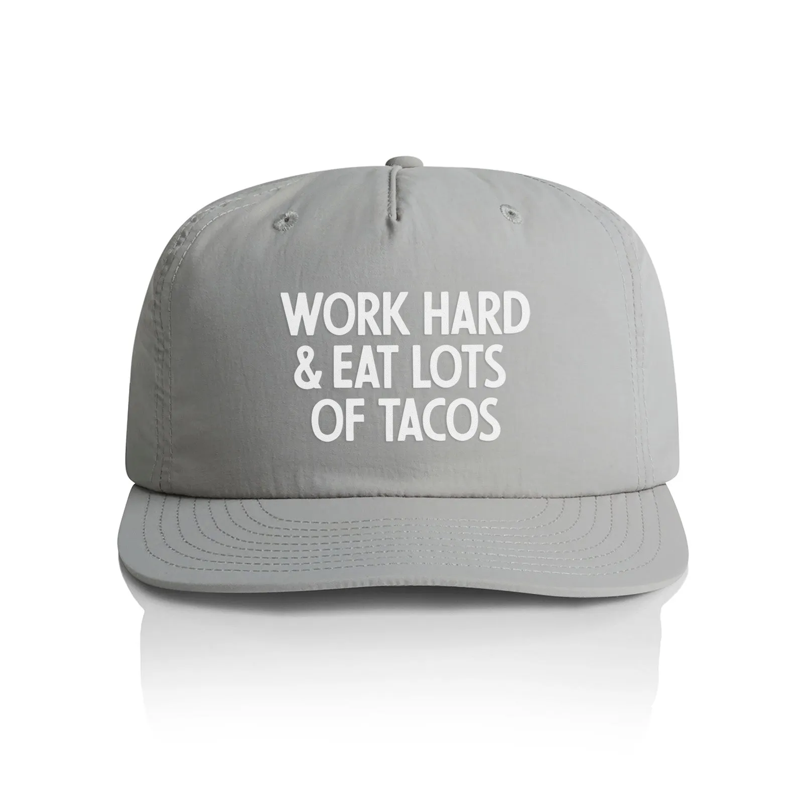 Frankie Jean Work Hard & Eat Tacos Nylon Snapback sold by Zulily product image thumbnail 4