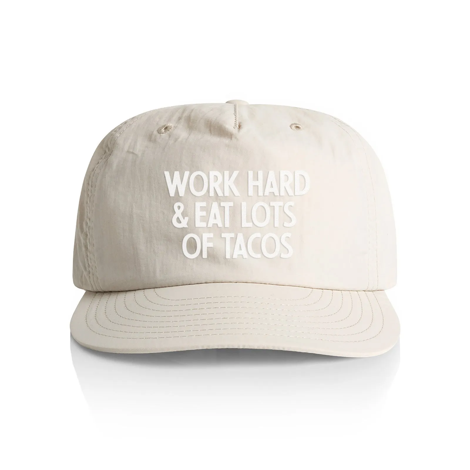 Frankie Jean Work Hard & Eat Tacos Nylon Snapback sold by Zulily product image thumbnail 5