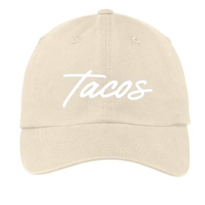 Frankie Jean Tacos Cursive Baseball Cap sold by Zulily