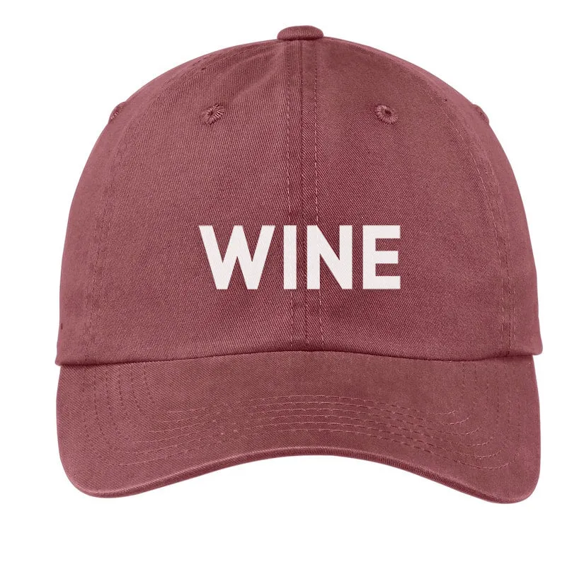 Frankie Jean Wine Baseball Cap sold by Zulily