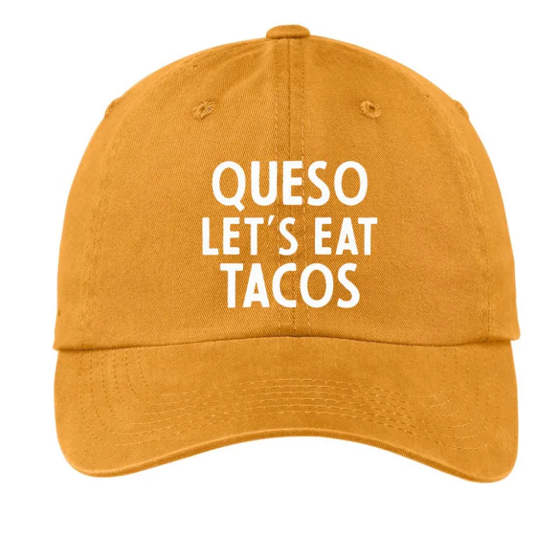Frankie Jean Queso Let's Eat Tacos Baseball Cap made by Zulily