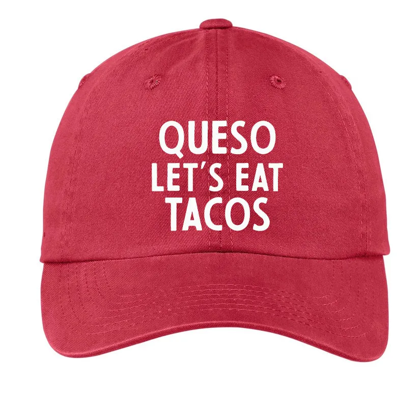 Frankie Jean Queso Let's Eat Tacos Baseball Cap sold by Zulily product image thumbnail 2