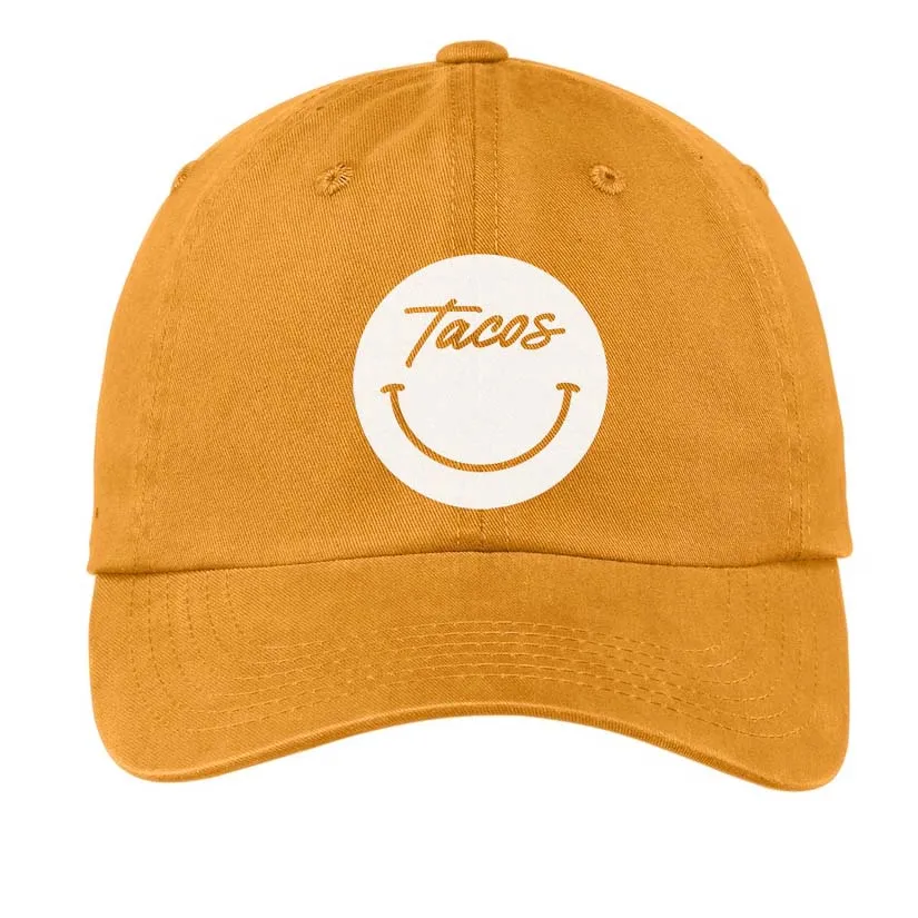 Frankie Jean Tacos Cursive Smile Baseball Cap sold by Zulily