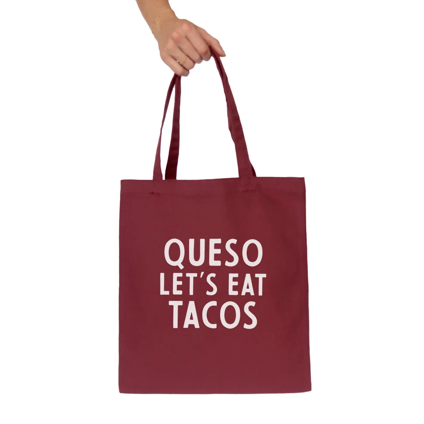 Frankie Jean Queso Let's Eat Tacos Tote Bag sold by Zulily product image thumbnail 3