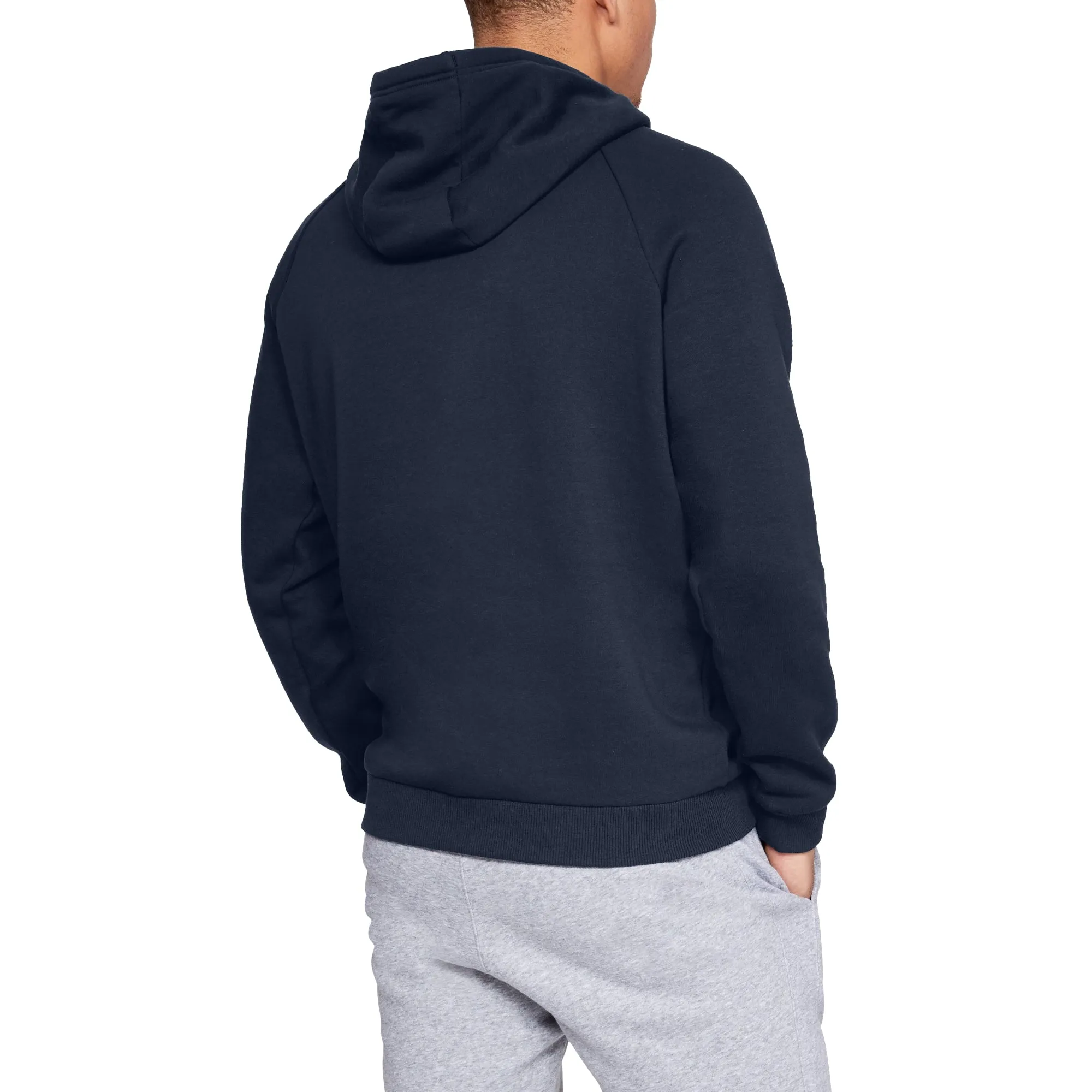 Under Armour Men's Rival Fleece Box Logo Hoodie sold by Zulily product image thumbnail 2