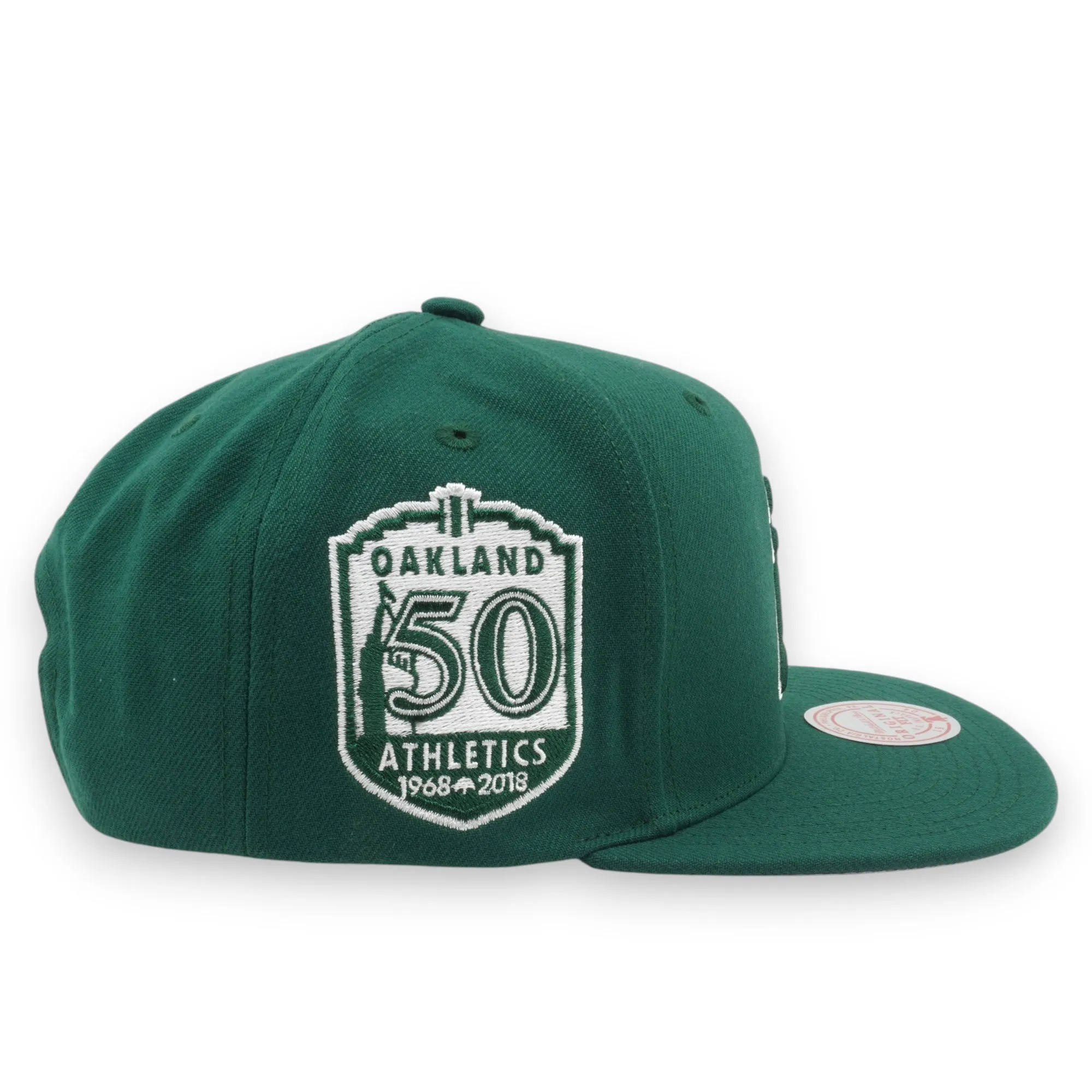 Mitchell & Ness Men's MLB Back To Basics Snapback Athletics Snapback Caps sold by Zulily product image thumbnail 4
