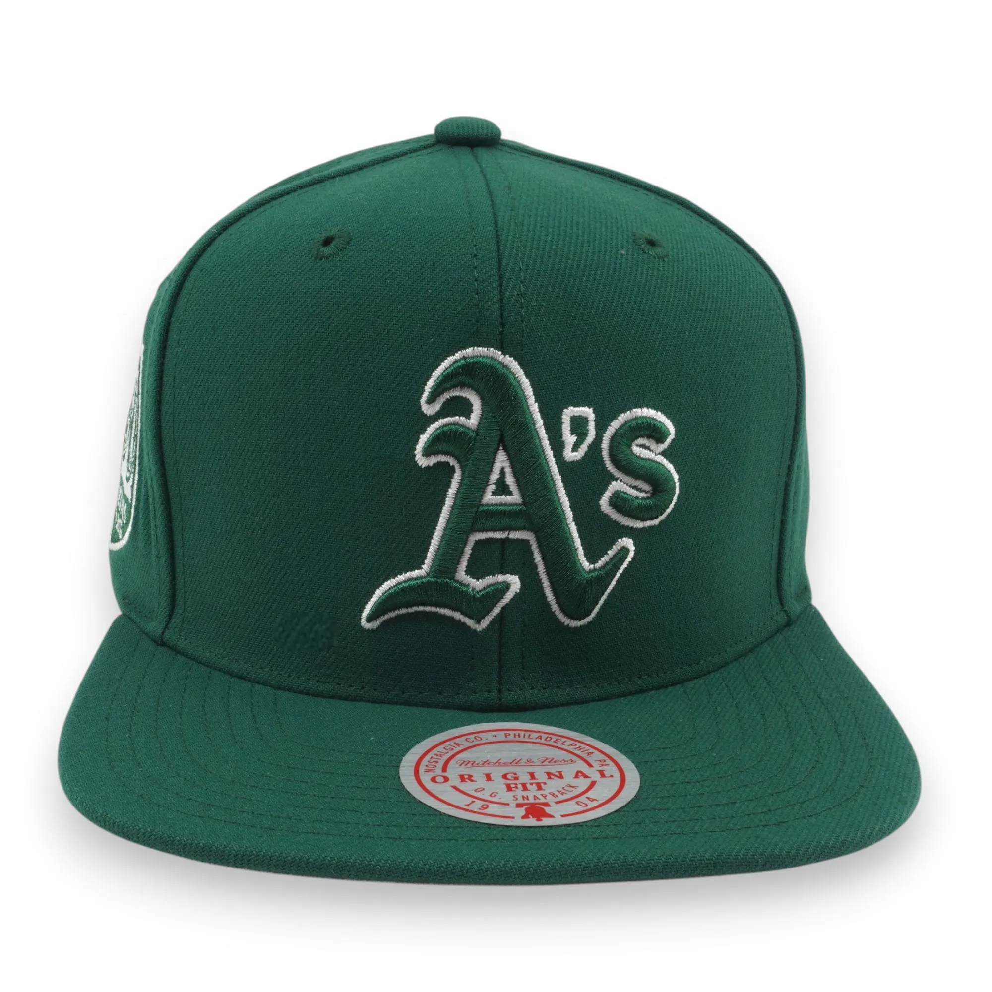 Mitchell & Ness Men's MLB Back To Basics Snapback Athletics Snapback Caps sold by Zulily product image thumbnail 2