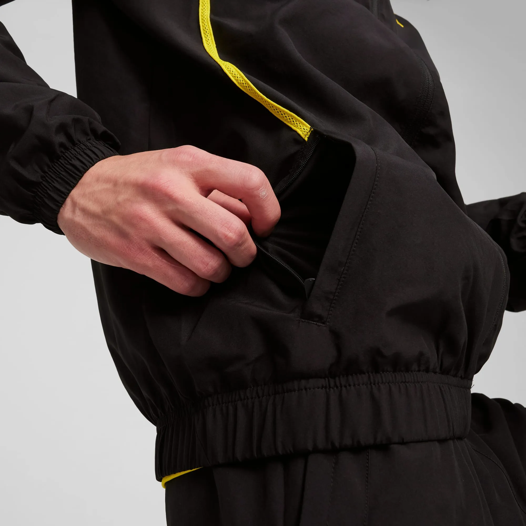 Puma Men's Bvb Prematch Woven Jacket Jackets sold by Zulily product image thumbnail 3