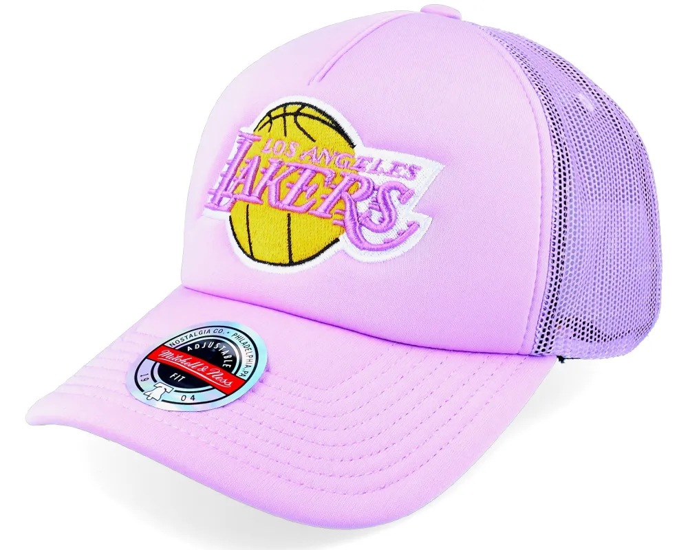 Mitchell & Ness Men's NBA Keep On Truckin Trucker Hwc Lakers made by Mitchell & Ness