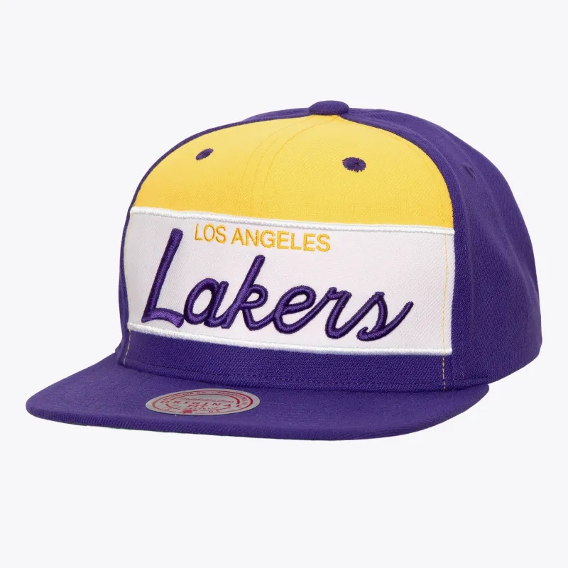 Mitchell & Ness Men's NBA Retro Sport Snapback Lakers sold by Zulily