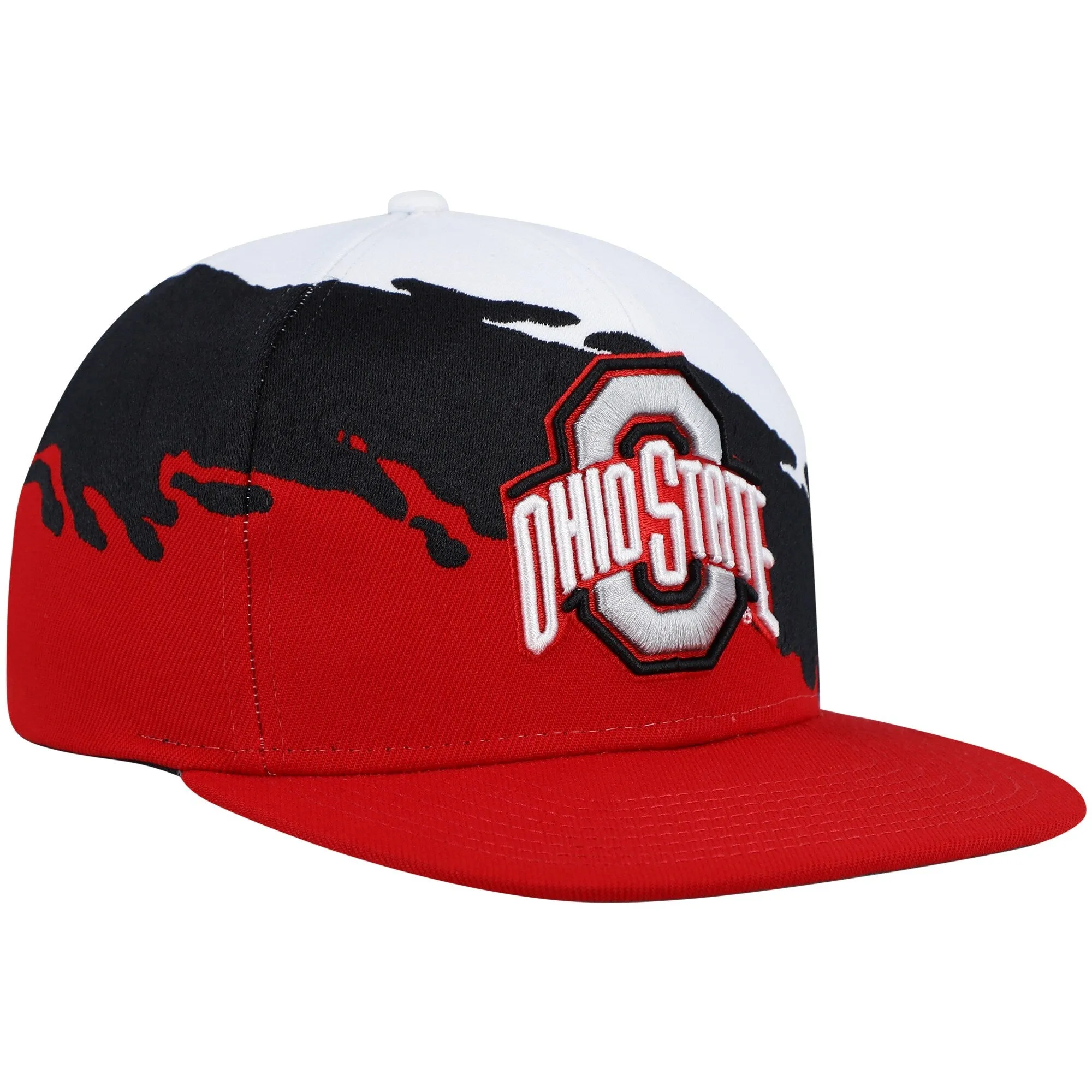 Mitchell & Ness Men's Ncaa Paintbrush Snapback Ohio State Snapback Caps sold by Zulily product image thumbnail 3