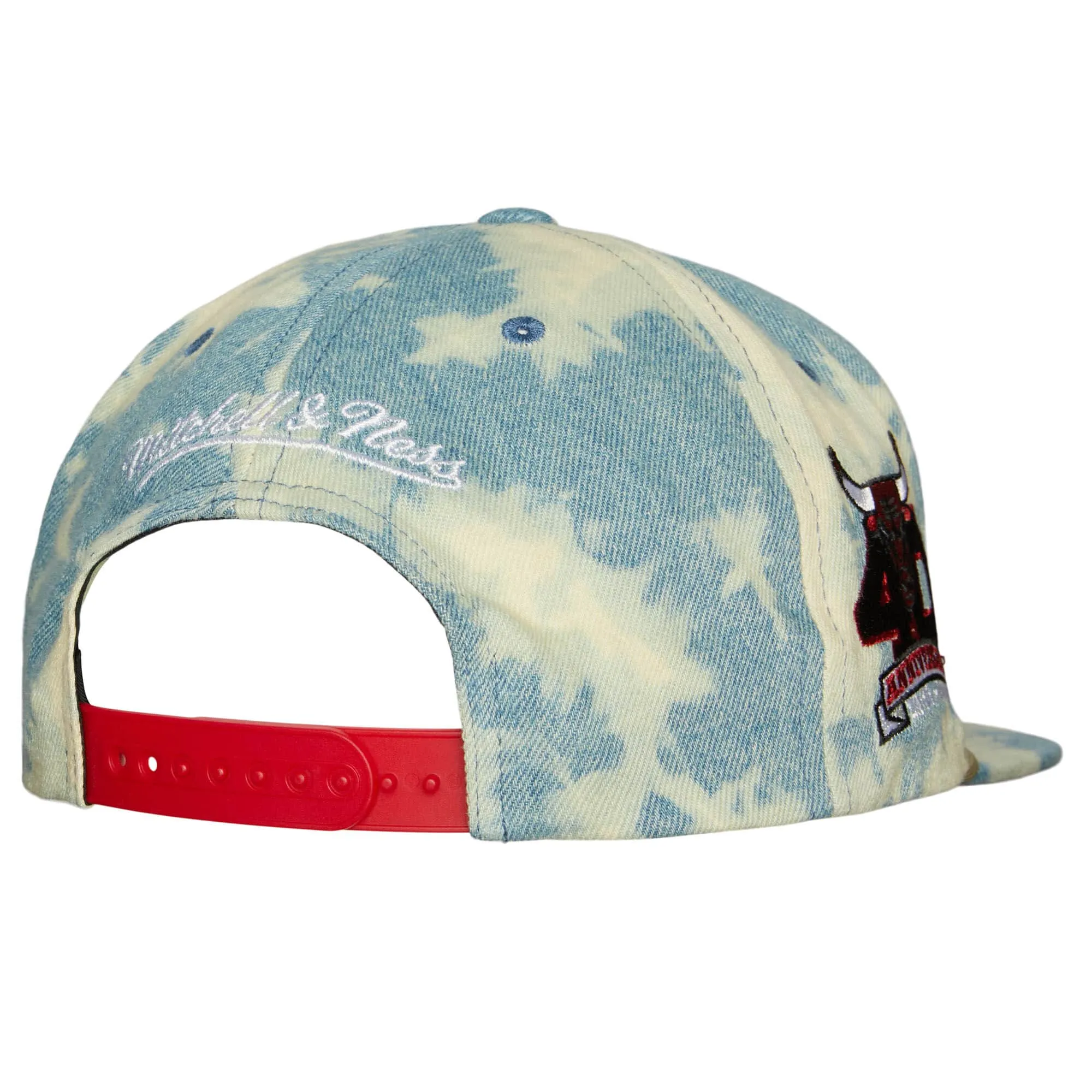 Mitchell & Ness Men's NBA Acid Wash Snapback Bulls Blue sold by Zulily product image thumbnail 2