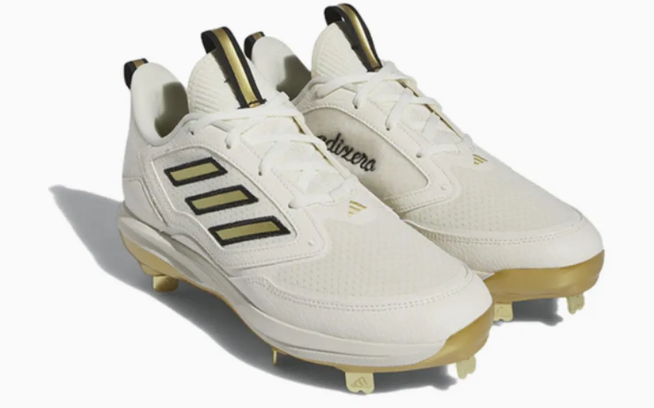 adidas Women's Adizero Purehustle 3 Elite 'Off White Gold Metallic' Sneakers sold by Zulily