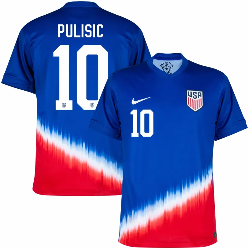 Nike Men's Usa Away Pulisic 10 Jersey 2024-2025 Jerseys sold by Zulily