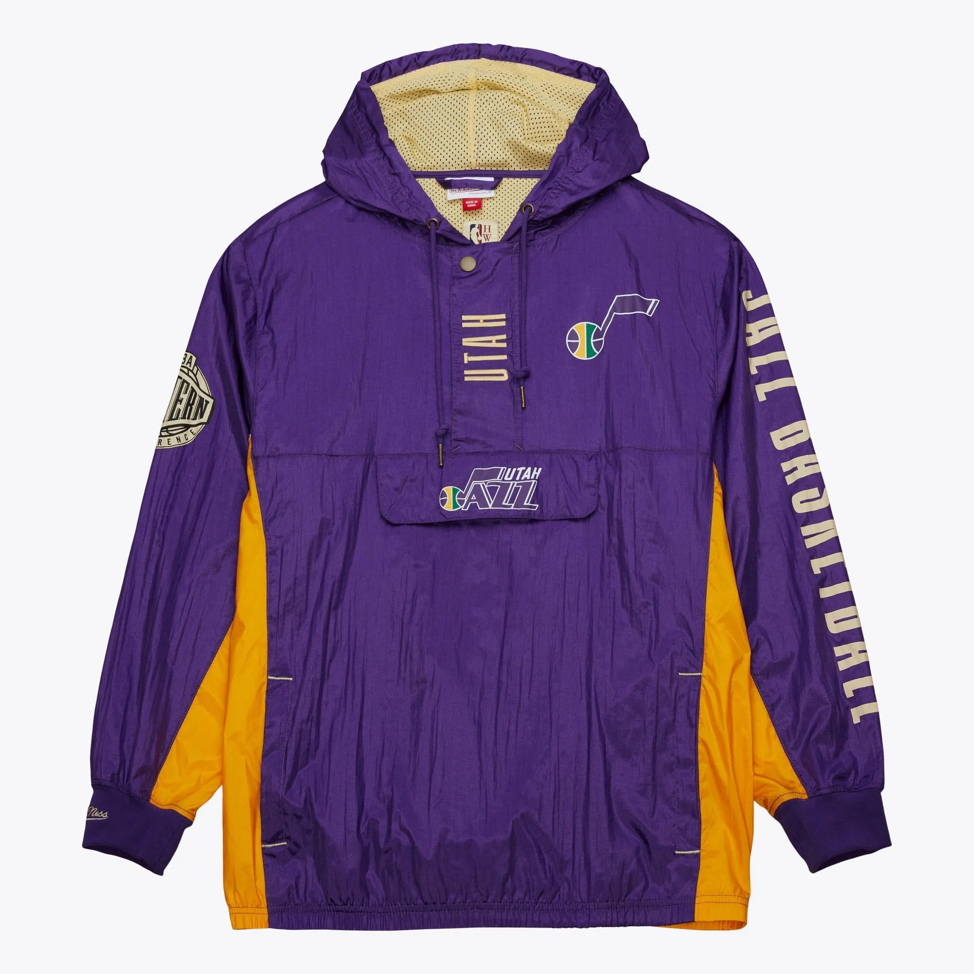 Mitchell & Ness Men's NBA Team Og 2.0 Anorak Windbreaker Jazz Windbreakers sold by Zulily