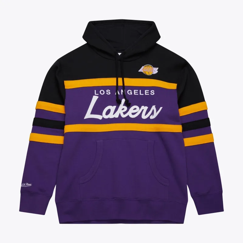 Mitchell & Ness Men's Head Coach Hoodie Lakers sold by Zulily