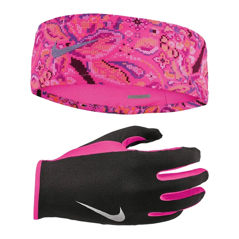 Nike Women's Run Dry Headband And Glove Set sold by Zulily