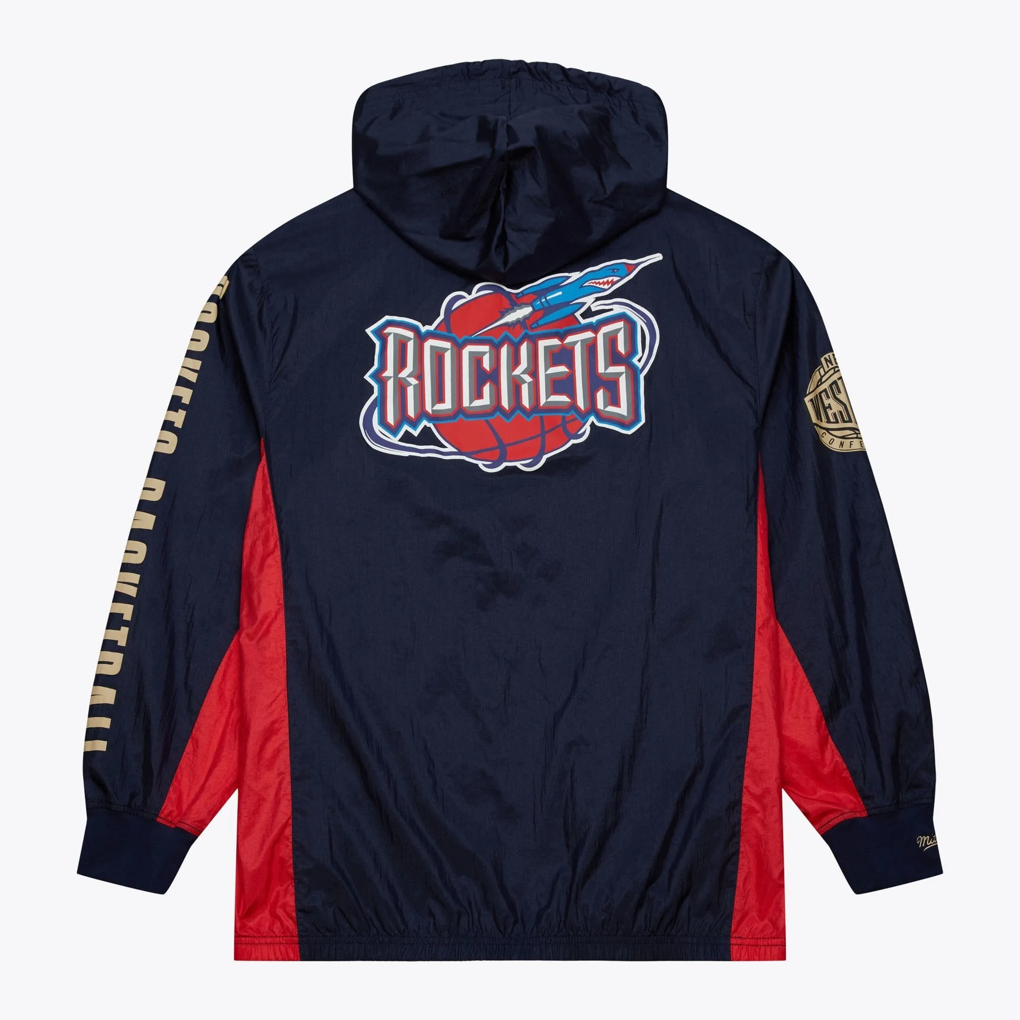 Mitchell & Ness Men's NBA Team Og 2.0 Anorak Windbreaker Vintage Logo Rockets Windbreakers sold by Zulily product image thumbnail 2