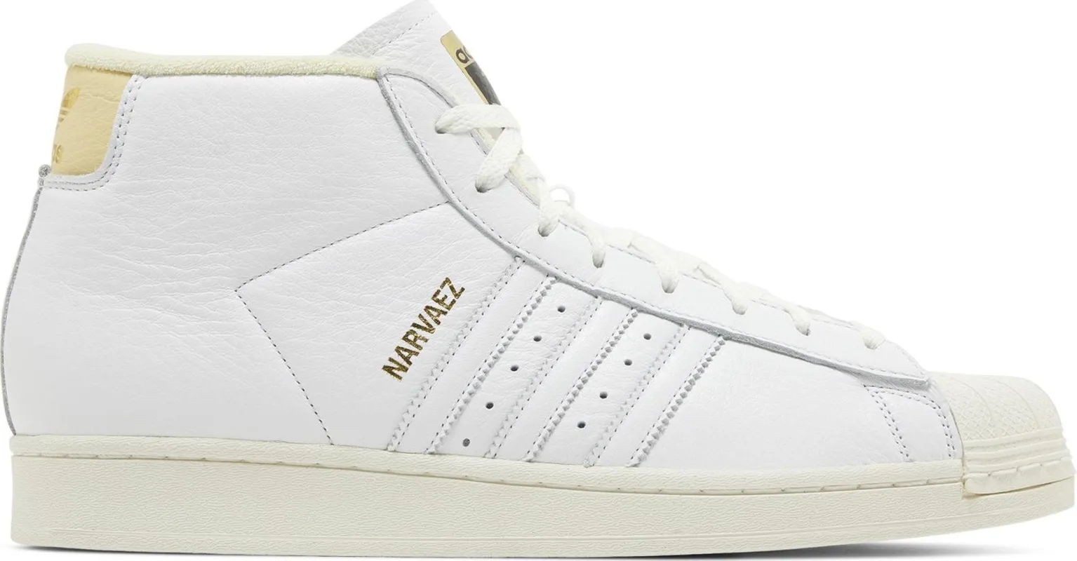 adidas Men's Pro Model Adv 'Sam Narvaez White' Sneakers sold by Zulily