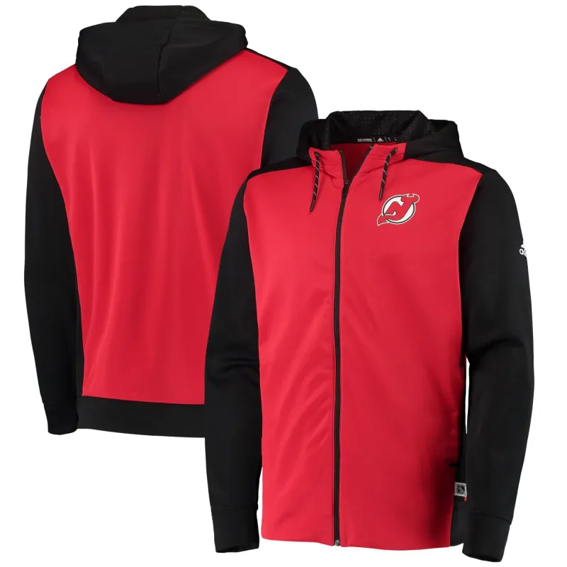 adidas Men's NHL New Jersey Devils Full Zip Hoodie sold by Zulily