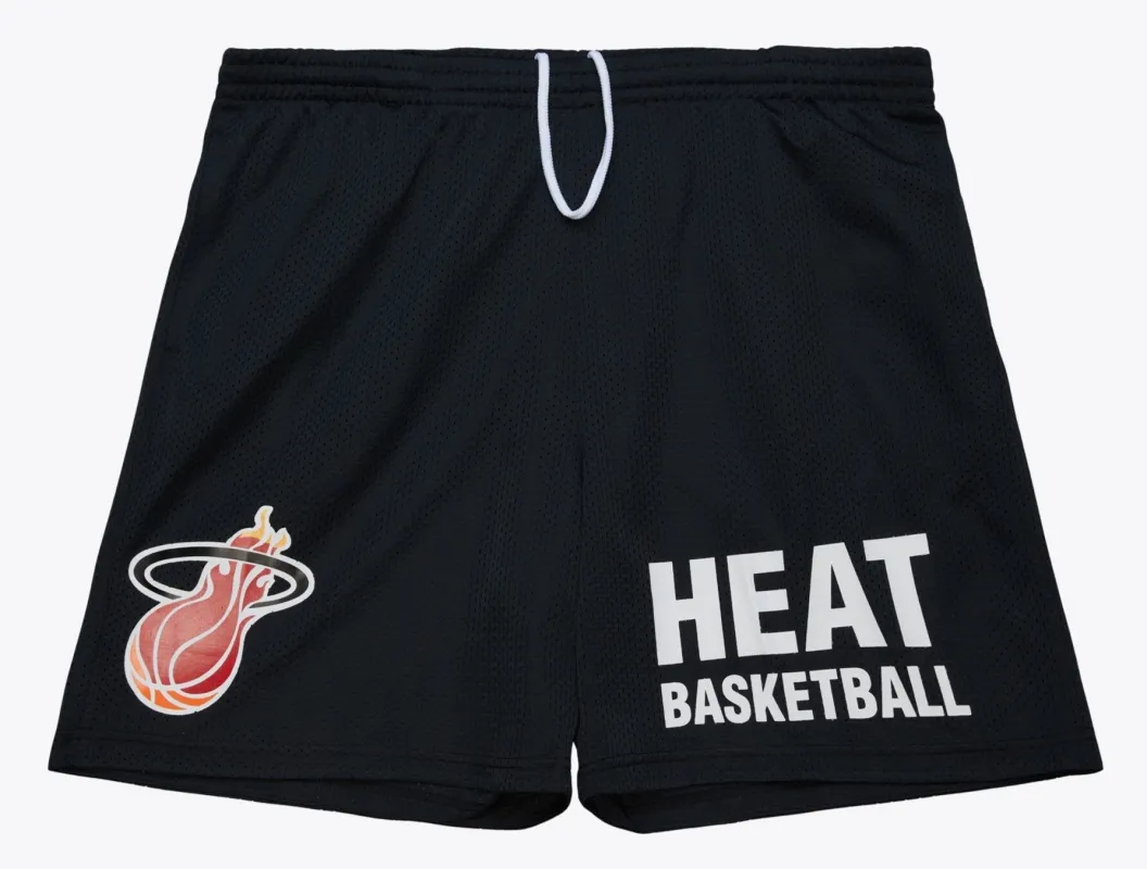 Mitchell & Ness Men's NBA Gameday Mesh 7In Shorts Vintage Logo Heat sold by Zulily