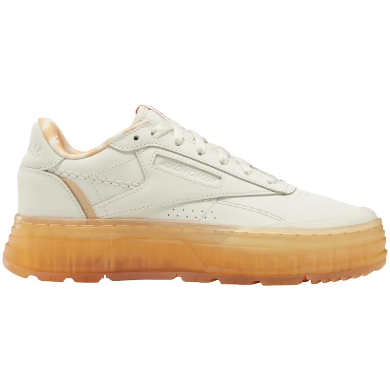 Reebok Women's Madwomen X Club C Double Geo 'Sandtrap Sunwash' Sneakers made by Reebok