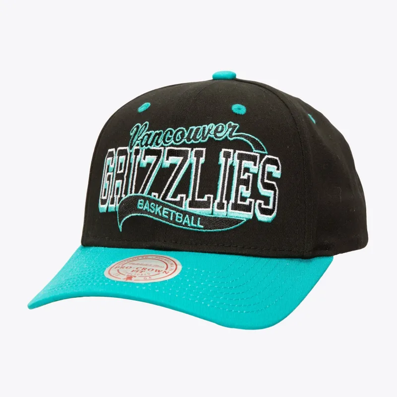 Mitchell & Ness Men's NBA Block Sweep Pro Snapback Hwc Grizzlies Snapback Caps made by Mitchell & Ness