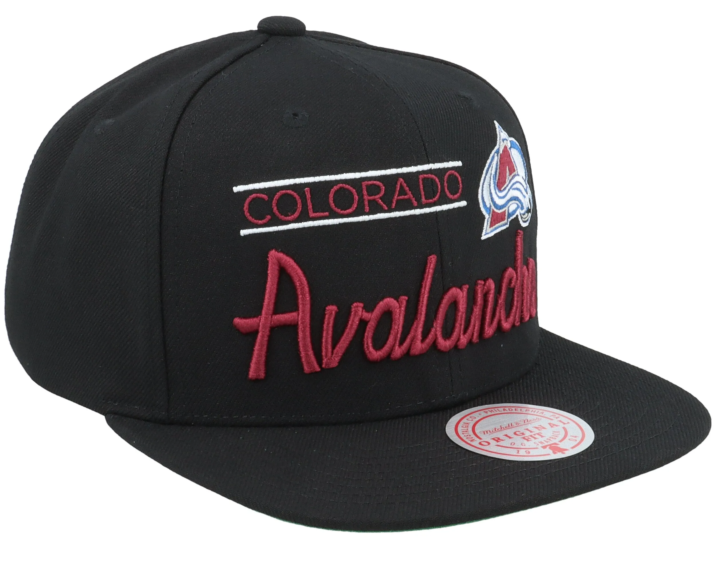 Mitchell & Ness Men's NHL Retro Lock Up Snapback Avalanche Snapback Caps sold by Zulily product image thumbnail 2