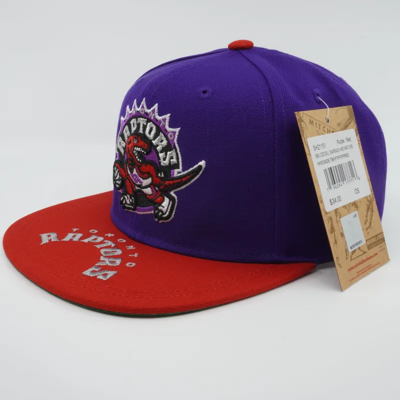 Mitchell & Ness Men's NBA Logo Bill Snapback Hwc Raptors Snapback Caps sold by Zulily