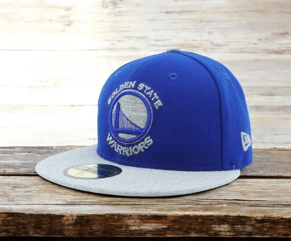 New Era Men's NBA Golden State Warriors Heather Fresh 59Fifty Fitted made by New Era