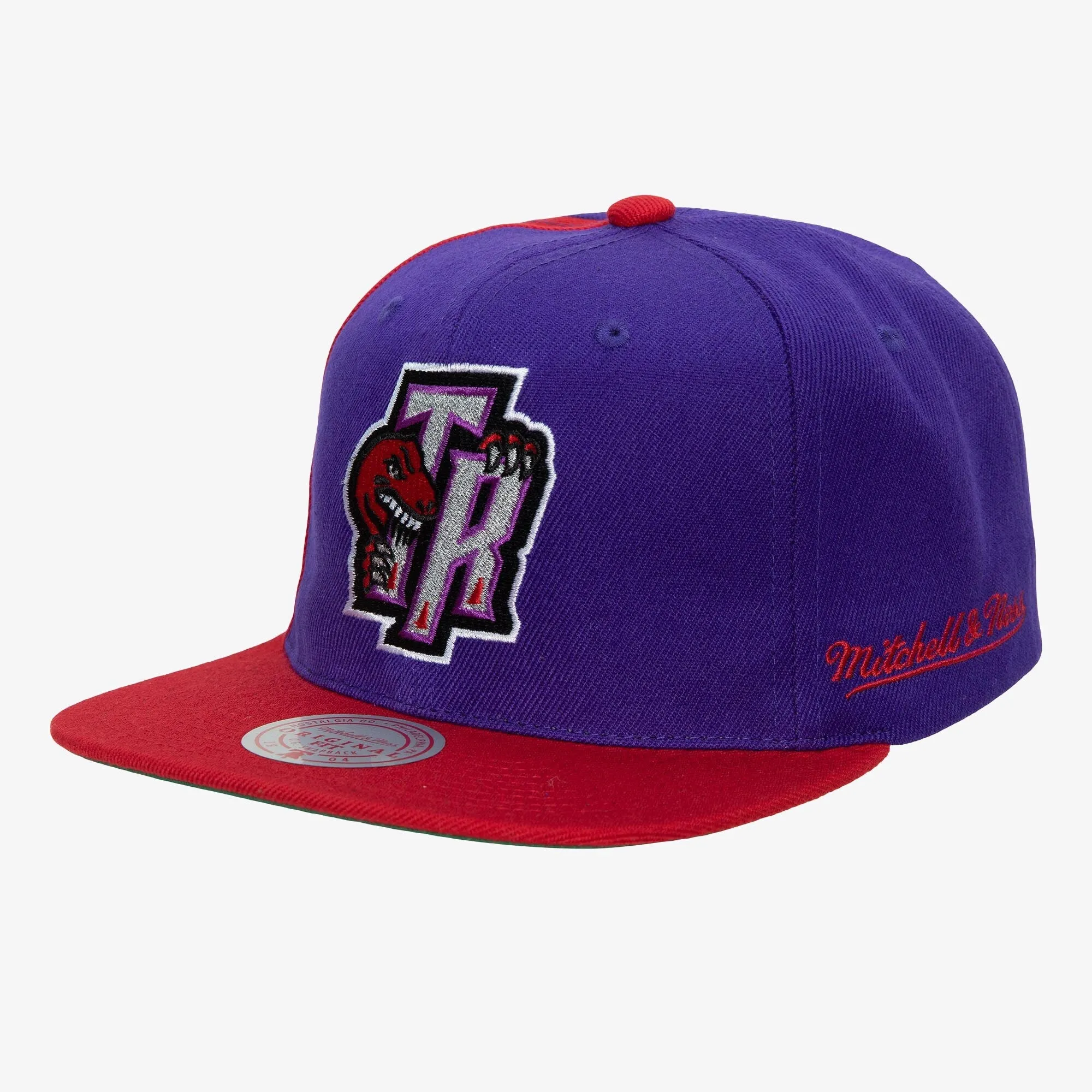 Mitchell & Ness Men's NBA Rear Script Deadstock Snapback Hwc Raptors Snapback Caps sold by Zulily