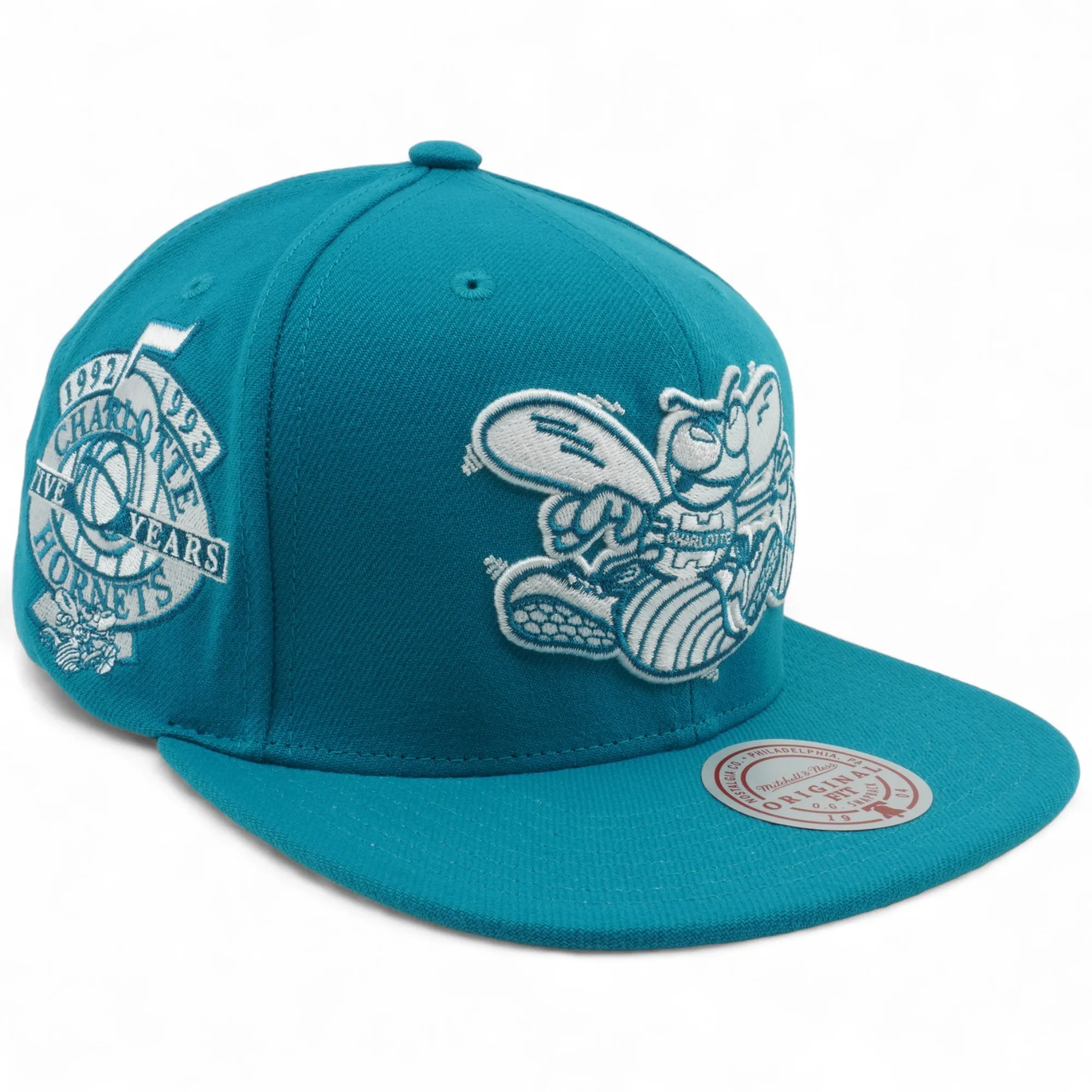 Mitchell & Ness Men's NBA Back To Basics Snapback Hwc Hornets Snapback Caps sold by Zulily product image thumbnail 3