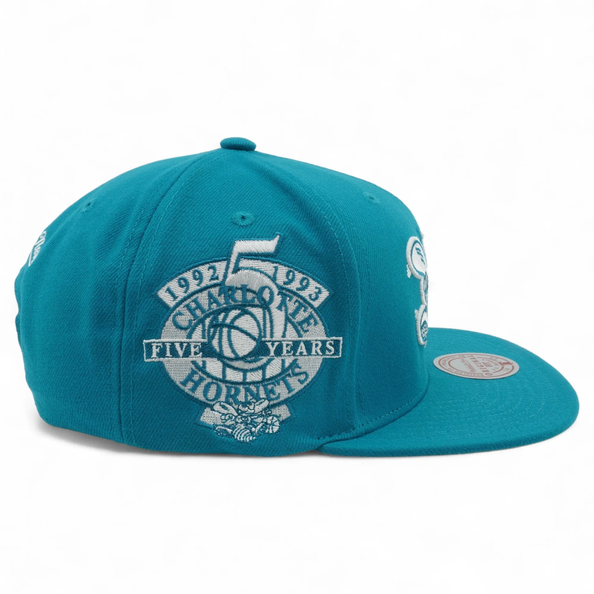 Mitchell & Ness Men's NBA Back To Basics Snapback Hwc Hornets Snapback Caps sold by Zulily product image thumbnail 4