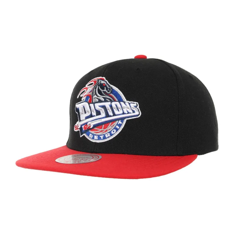 Mitchell & Ness Men's NBA Side Core 2.0 Snapback Hwc Pistons Snapback Caps made by Mitchell & Ness
