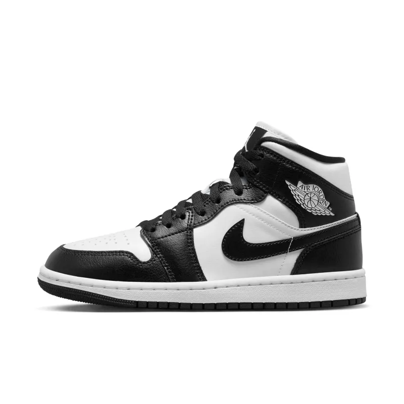 Air Jordan Women's Retro 1 Mid 'Panda' Sneakers sold by Zulily